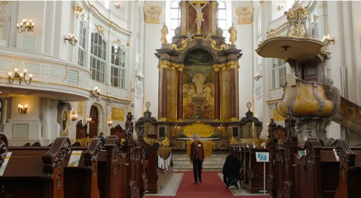 Interior of the Hamburg Michel
